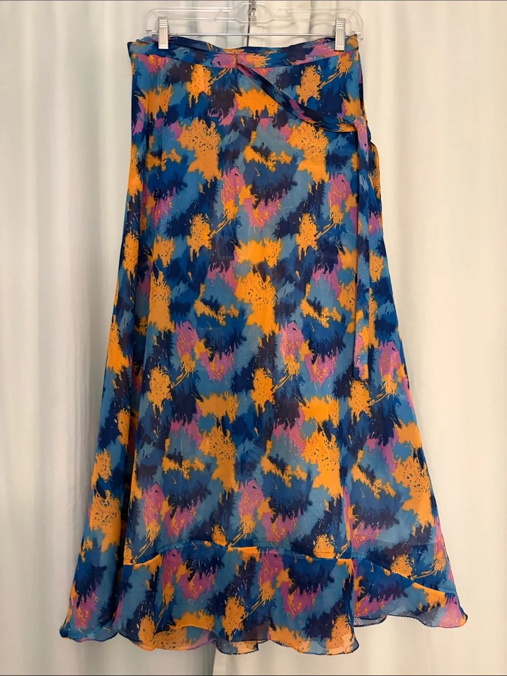 Women’s Reversible Wrap A-Line Skirt in‎ Multi-Color Print